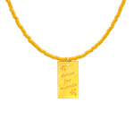Load image into Gallery viewer, 'Dolce Far Niente' Yellow Necklace
