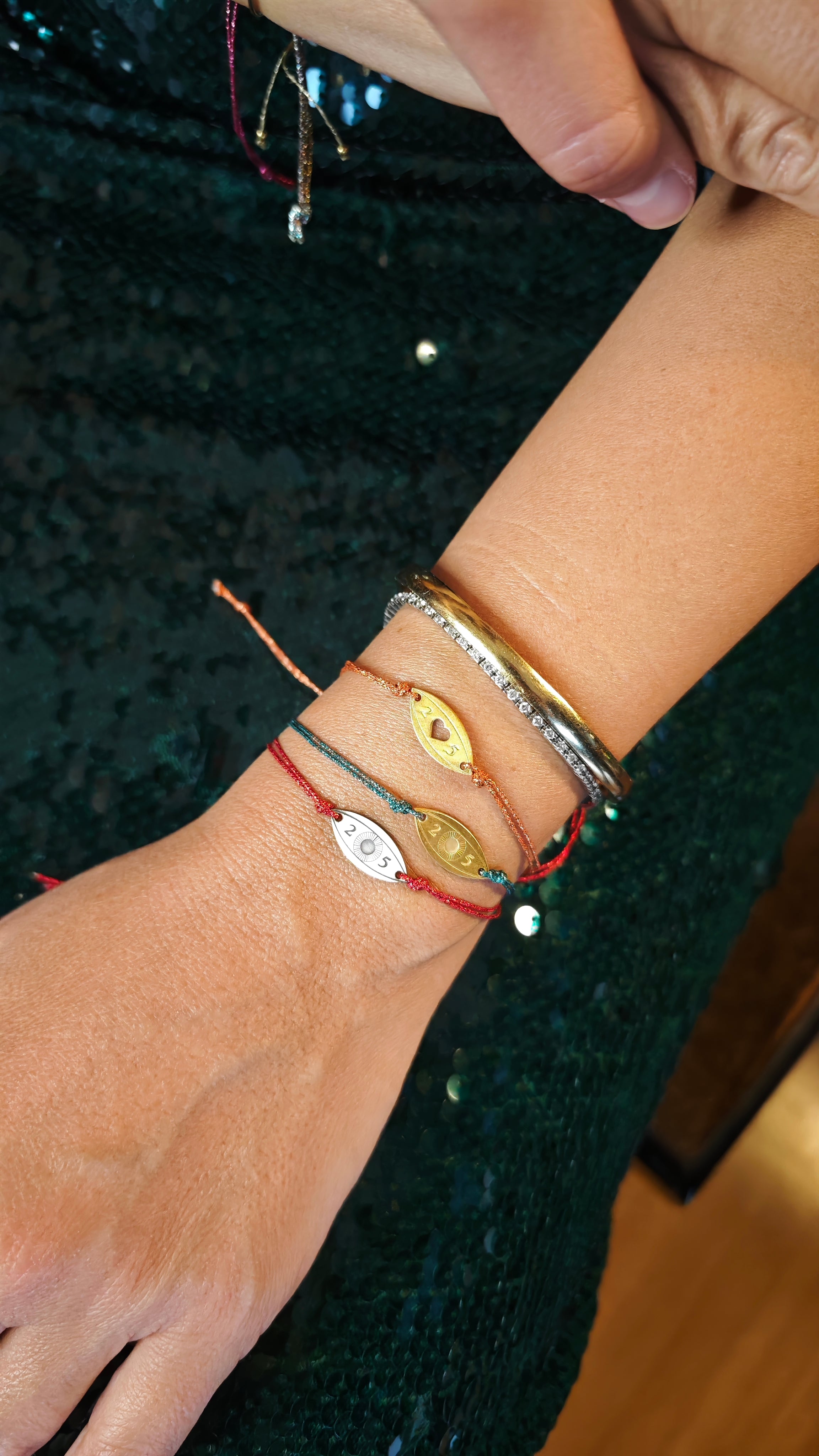 Gold Gouri 'Lucky Eye' 2025 bracelet