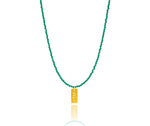 Load image into Gallery viewer, Green Agate &#39;You got this&#39; Necklace
