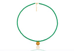 Load image into Gallery viewer, Green Crystal &#39;Rainbow&#39; Necklace
