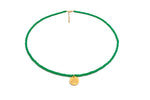 Load image into Gallery viewer, Green Crystal &#39;Rainbow&#39; Necklace
