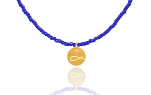 Blue 'Little Fish' Necklace