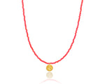 Load image into Gallery viewer, Fire Red &#39;Little Bird&#39; Necklace
