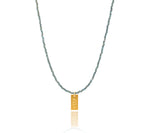 Load image into Gallery viewer, Blue Terahertz &#39;You got this&#39; Necklace
