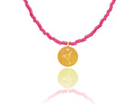 Load image into Gallery viewer, Fuchsia &#39;Cocktail&#39; Necklace
