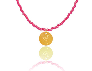 Fuchsia 'Cocktail' Necklace