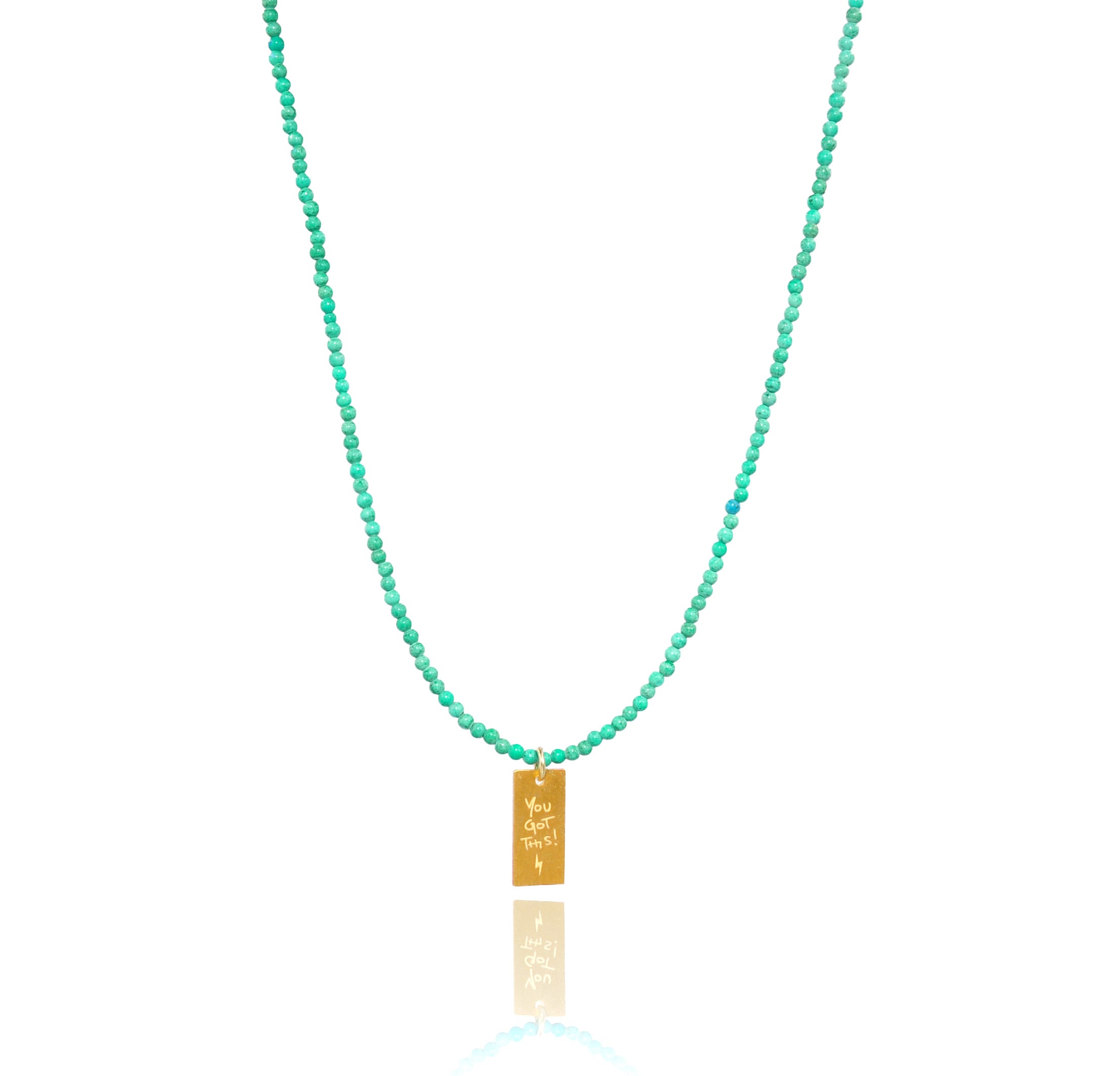 Turquoise 'You got this' Necklace