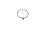 Load image into Gallery viewer, Red and pink miyuki &#39;little heart&#39; bracelet
