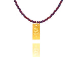 Load image into Gallery viewer, &#39;You Got This&#39; Mauve Japanese Beads Necklace
