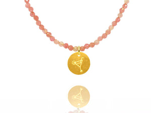 Pink Tourmaline 'Cocktail' Necklace