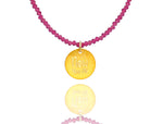 Load image into Gallery viewer, &#39;New Year Me’ Lucky Charm 2024 Ruby Agate Necklace
