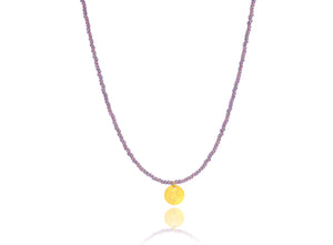 Lavender ‘Unicorn’ Charm Necklace