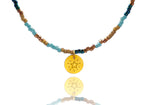 Load image into Gallery viewer, Multi Blue &#39;Little Star’ Charm Necklace
