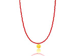 Load image into Gallery viewer, Red Miyuki &#39;Little Heart&#39; Necklace Kids
