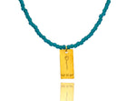 Load image into Gallery viewer, Stone Blue Miyuki ‘Balloon – Let it go&#39; Necklace
