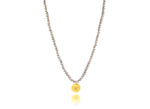 Load image into Gallery viewer, Grey Freshwater Pearls ‘Japanese Flower’ Necklace
