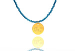 Load image into Gallery viewer, Midnight Blue Metallics Miyuki ‘Cloud – Just Day Dreaming’ Necklace
