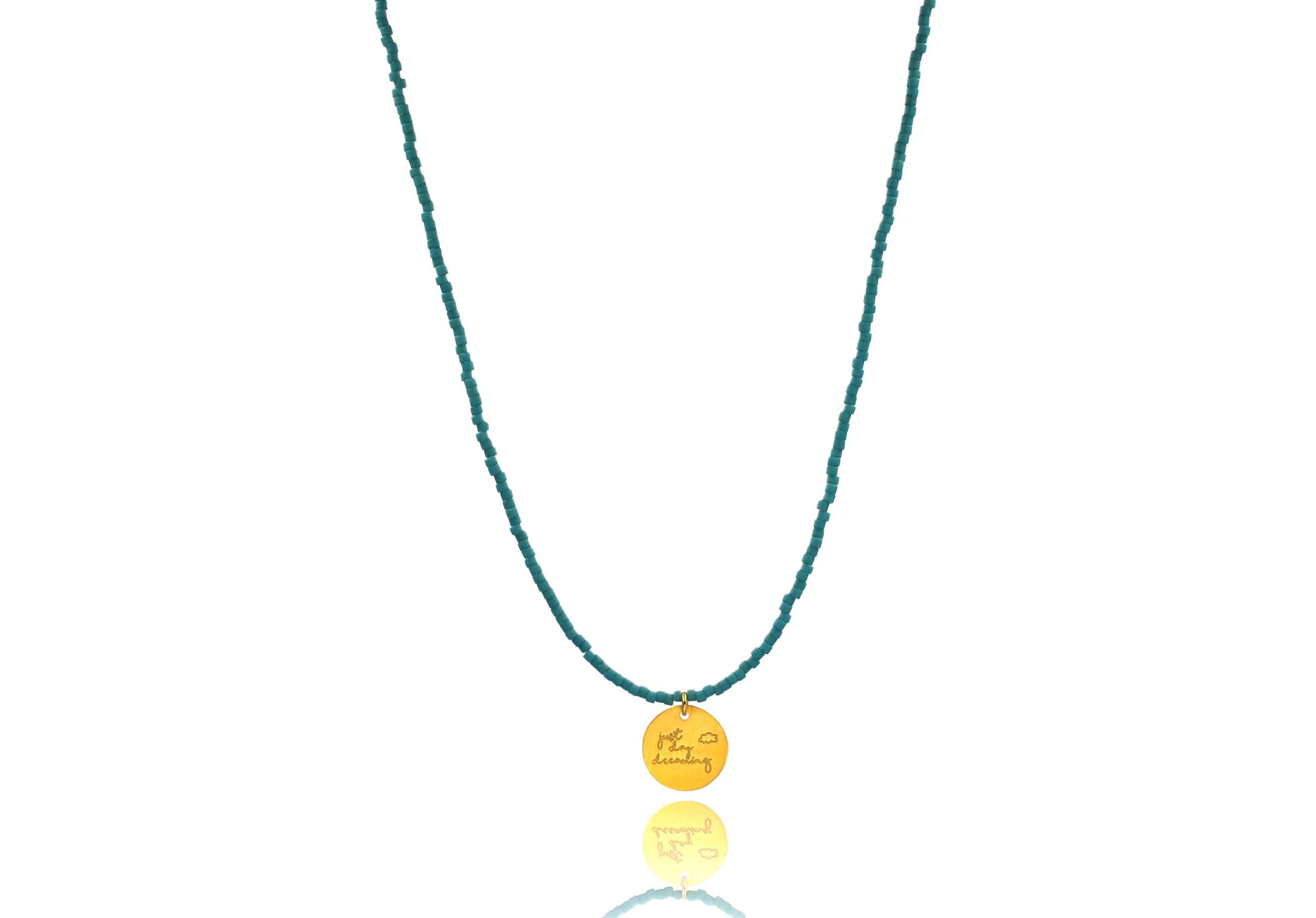 Stone Blue Miyuki ‘Cloud – Just Day Dreaming’ Necklace