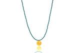 Load image into Gallery viewer, Stone Blue Miyuki ‘Cloud – Just Day Dreaming’ Necklace
