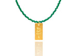 Load image into Gallery viewer, Green Miyuki &#39;You got this&#39; Necklace
